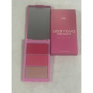 NEW IN BOX PEAR NOVA Cheek Palette Trio - BEAM, VIVID, SPARK - PINK TRIO